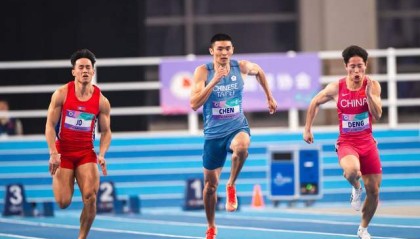 亚洲最像博尔特的飞人！省队卖地瓜天才惜败邓信锐，潜力不逊汶颂|陈玟溥|天津|亚洲室内田径锦标赛|中国台北队|摘金_新浪体育_新浪新闻